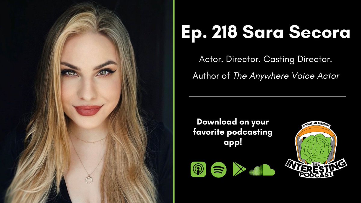 PodOfInterest's tweet image. NEW PODCAST! This episode is with the wonderful @SaraSecoraVO! We talk about the importance of a work-life balance, dealing with her disabilities since childhood, The Amethysta trilogy, writing The Anywhere Voice Actor and SO MUCH MORE!

Links at brianballance.com/podcast
