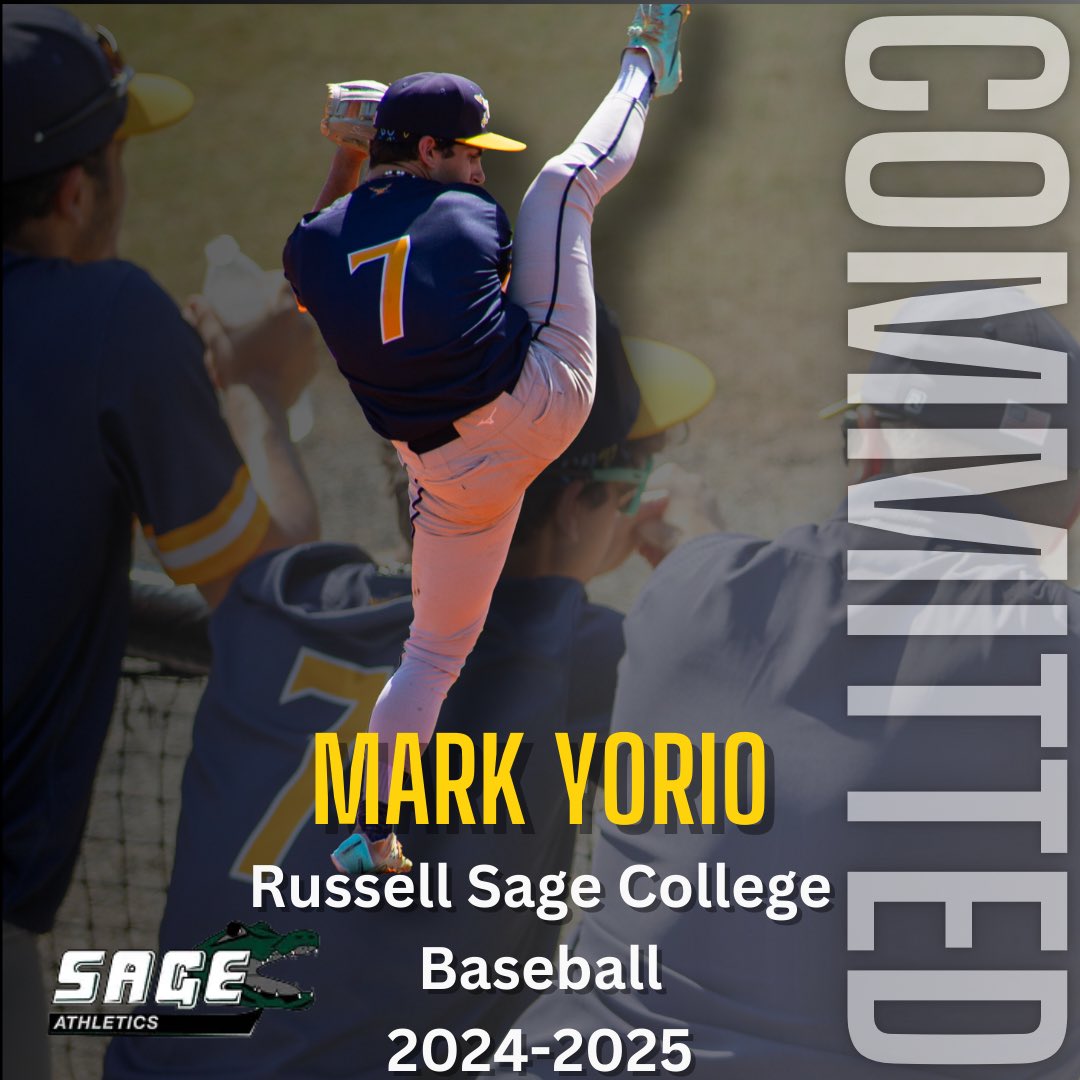 WestchesterBaseball (@sunywccbaseball) on Twitter photo Congratulations to Soph LHP Mark Yorio on committing to Russell Sage College to further his Educational and Playing career! #VikingFamily <a href="/SageGators/">Sage Athletics</a> Congratulations to Soph LHP Mark Yorio on committing to Russell Sage College to further his Educational and Playing career! #VikingFamily <a href="/SageGators/">Sage Athletics</a>