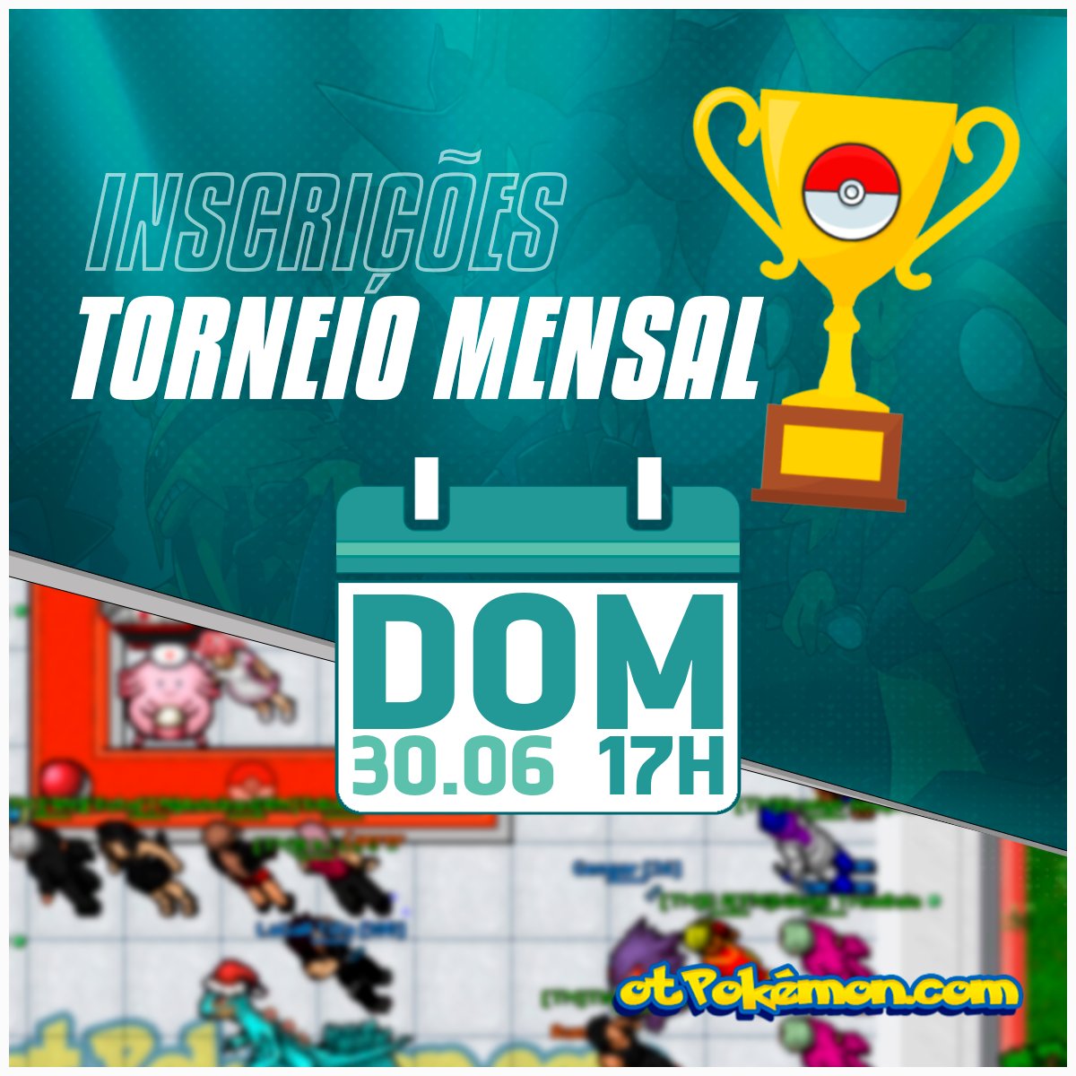 [🏆 Torneio Mensal de junho]
Corra, faça sua inscrição para o torneio mensal de junho.

No dia 30/06/2024, próximo domingo, treinadores de todos os mundos competirão em busca dos pontos e uma vaga no mundial.

Comenta ai, quem será o vencedor?