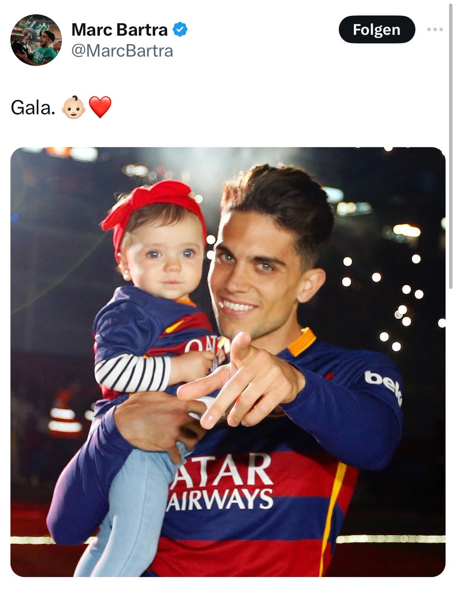 dilostuff's tweet photo. Gala isminin aslında Galatasaray’dan değil de 9 yıl önce Bartra ailesinden gelmesi.. 🥲😅 https://t.co/VejDzvj5Oh