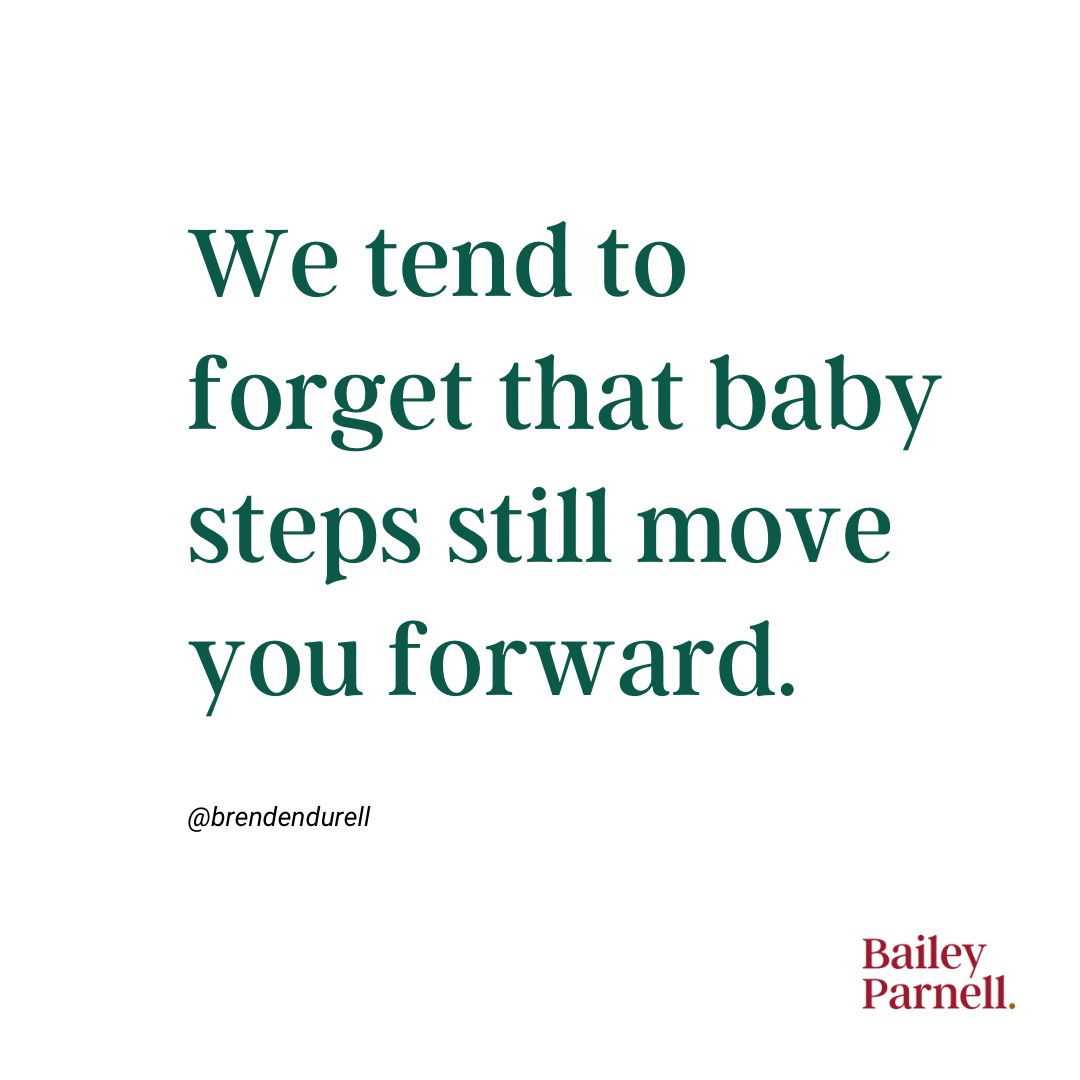 Consistency over time. Thats how everything has happened for me.