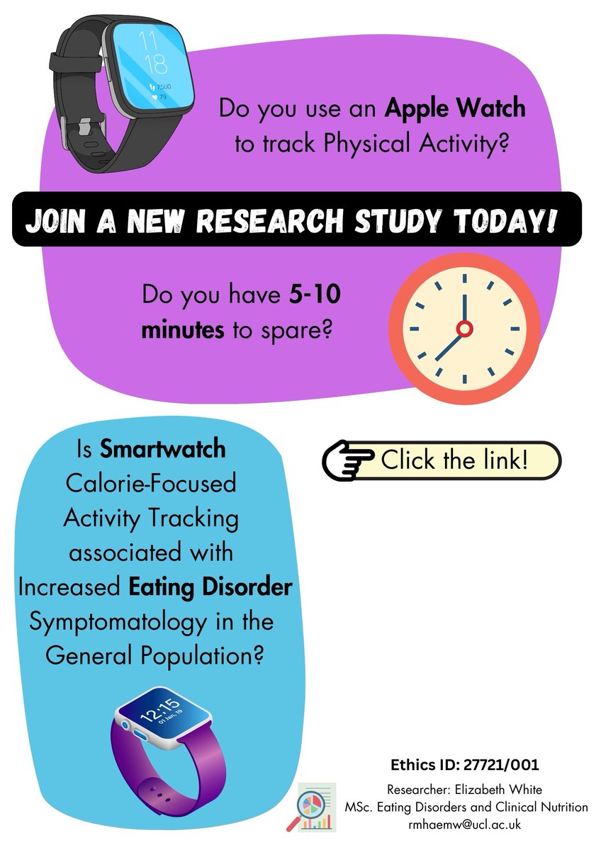 One of my MSc students is doing this project.
If you use an Apple Watch to track physical activity please do complete this quick questionnaire: forms.gle/LCVLYJcNPw3BPW…