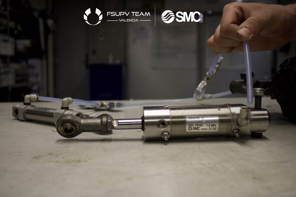 SMC nos proporciona ayuda con el sistema neumático del coche con toda su variedad de productos como las electroválvulas, válvulas neumáticas, líneas neumáticas y otros materiales que nos permiten mejorar el rendimiento en el sistema de cambio de marcha. 

#SMC #formulastudent
