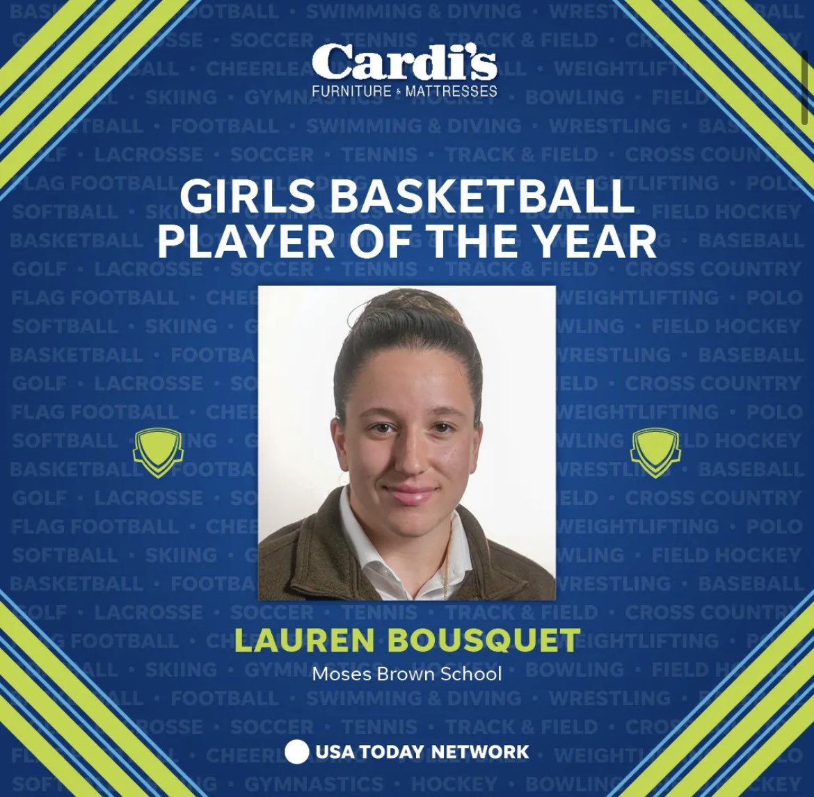 Lauren Bousquet (@laurenbousquet_) on Twitter photo I am honored to have received the girls basketball player of the year award for the state of rhode island. Thank you so much to <a href="/EricRueb/">Eric Rueb</a> <a href="/projo/">Providence Journal</a> <a href="/USATODAYNETWORK/">USA TODAY NETWORK</a> for choosing me! <a href="/MAHuskies/">MA_Huskies</a> <a href="/life0fh00ps/">Dawan Robinson</a> I am honored to have received the girls basketball player of the year award for the state of rhode island. Thank you so much to <a href="/EricRueb/">Eric Rueb</a> <a href="/projo/">Providence Journal</a> <a href="/USATODAYNETWORK/">USA TODAY NETWORK</a> for choosing me! <a href="/MAHuskies/">MA_Huskies</a> <a href="/life0fh00ps/">Dawan Robinson</a>