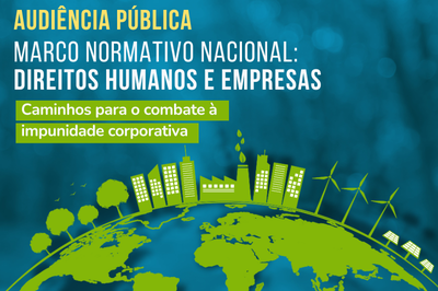 Em agosto a PFDC/MPF realiza audiência pública para debater o marco normativo nacional sobre direitos humanos e empresas. As inscrições já estão abertas. Saiba mais: bit.ly/4eWu6zl