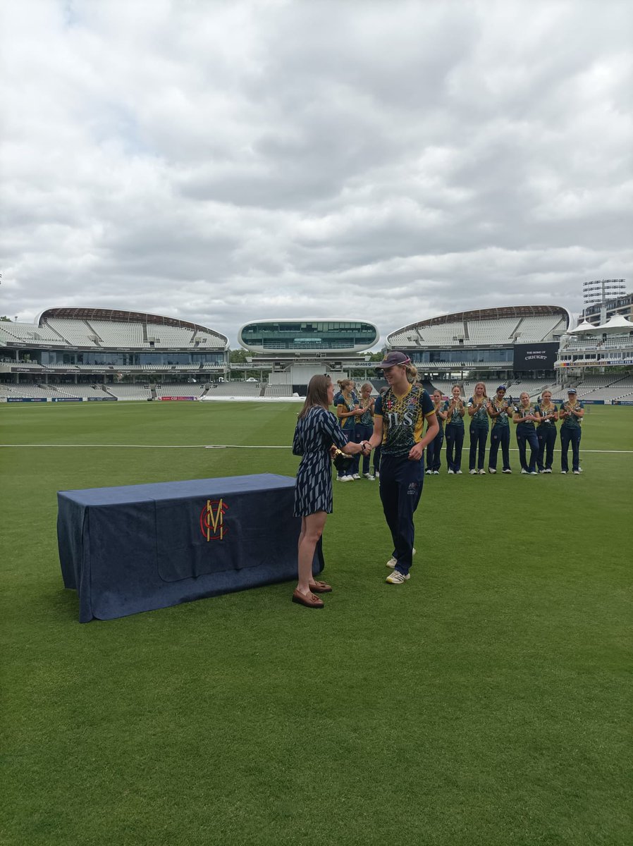 Gwenan Davies (@gmdavies79) on Twitter photo So grateful to have the <a href="/CricketPaper100/">The Cricket Paper National Girls 100 Ball Cup</a> Final <a href="/HomeOfCricket/">Lord's Cricket Ground</a> today, alongside the HMC T20 Final. A quality game of cricket that went right down to the wire! Congratulations to Ipswich School on being crowned champions! π ποΈ π
Huge thanks to all who made this possible. So grateful to have the <a href="/CricketPaper100/">The Cricket Paper National Girls 100 Ball Cup</a> Final <a href="/HomeOfCricket/">Lord's Cricket Ground</a> today, alongside the HMC T20 Final. A quality game of cricket that went right down to the wire! Congratulations to Ipswich School on being crowned champions! π ποΈ π
Huge thanks to all who made this possible.