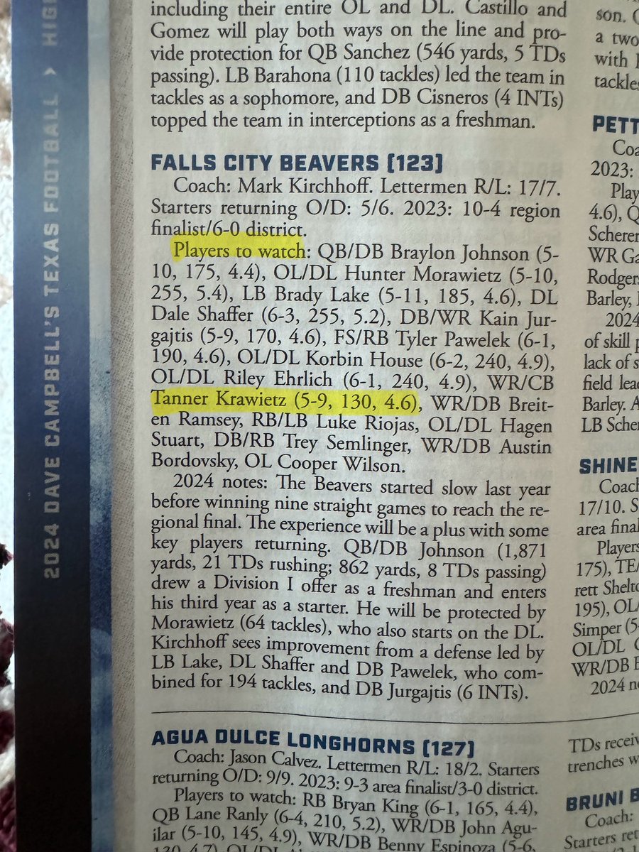 💪🏼👀🏈
<a href="/dctf/">Dave Campbell's — TexasFootball.com</a> #txhsfb