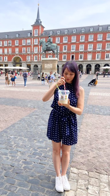 Madrid resumed in three photos; Horchata, Art &amp; Food 😎✨  Before you ask: No, I didn&rsquo;t drink enough horchata