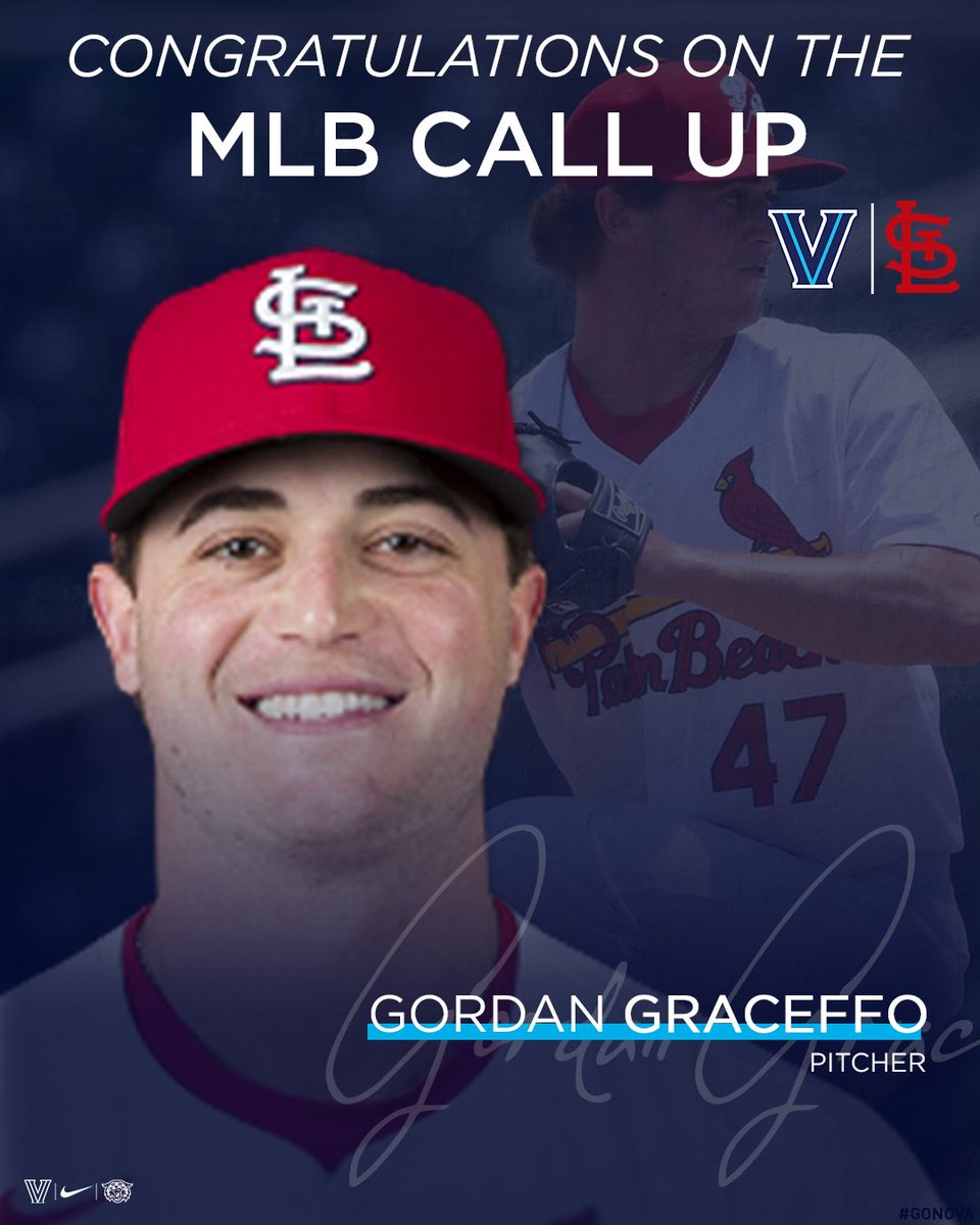 St. Louis Cardinals Promote Former Wildcat star <a href="/GordonGraceffo/">Gordon Graceffo</a> for Major League Debut 👏

Story: bit.ly/4boERY5

<a href="/MLB/">MLB</a> x #GoNova
