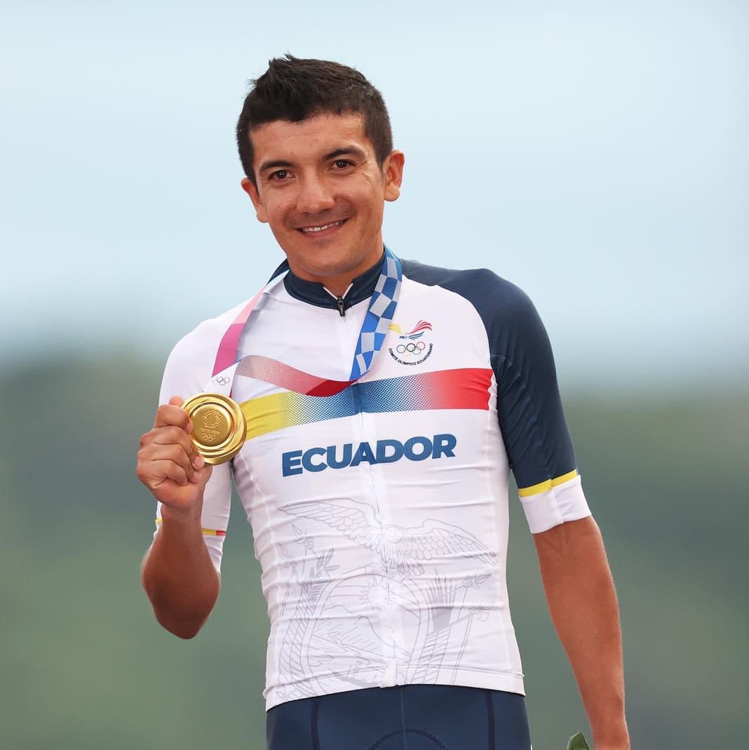 SbastienMlires1's tweet photo. 🇪🇨 Mañana sábado 29 de junio Richard Carapaz estará en la cabecera de la primera etapa del Tour de Francia en su calidad de campeón olímpico, aunque no podrá defender el título en los Juegos de París. 

Lo celebran en Francia. Lo castigan en Ecuador. https://t.co/5pbGenuVF2