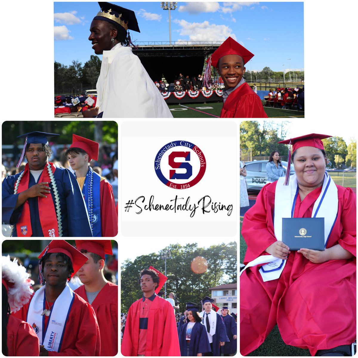 MrDennisGreen's tweet photo. Congratulations Schenectady High School Class of 2024. You are truly beautiful and amazing. I am incredibly proud to have been on this journey with you. You will be missed. Do big things. #SHSGraduation #ClassOf2024 @SCSchools https://t.co/s2llPfoZz7