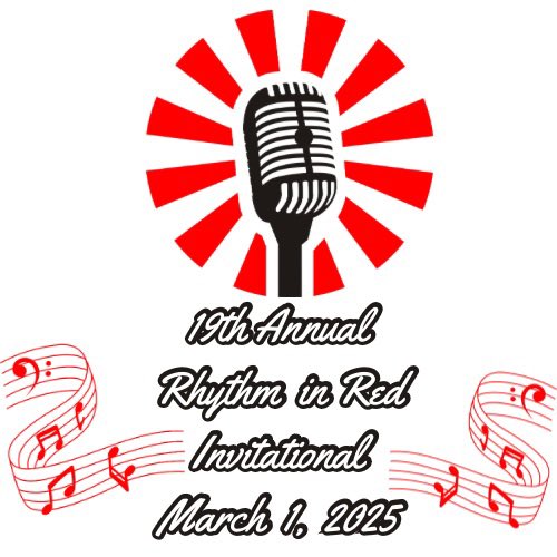 RIRInvitational's tweet photo. DIRECTORS: Registration for the 19th Annual Rhythm in Red Invitational is now open! Large &amp; small mixed, univoice, and middle school show choir divisions and a concert choir division will be held.
Registration Link: https://t.co/lcGHg4CbDj https://t.co/PY1fPCXB0j