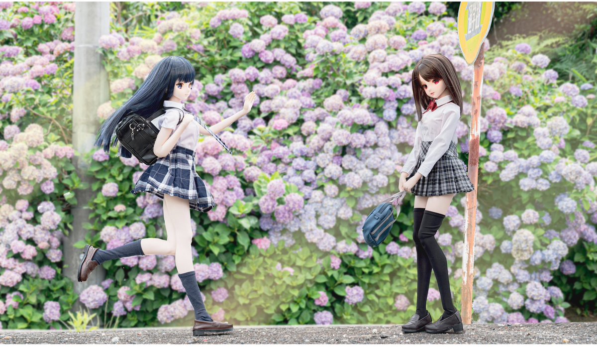 JohnAng32460836's tweet image. 夏の通学路