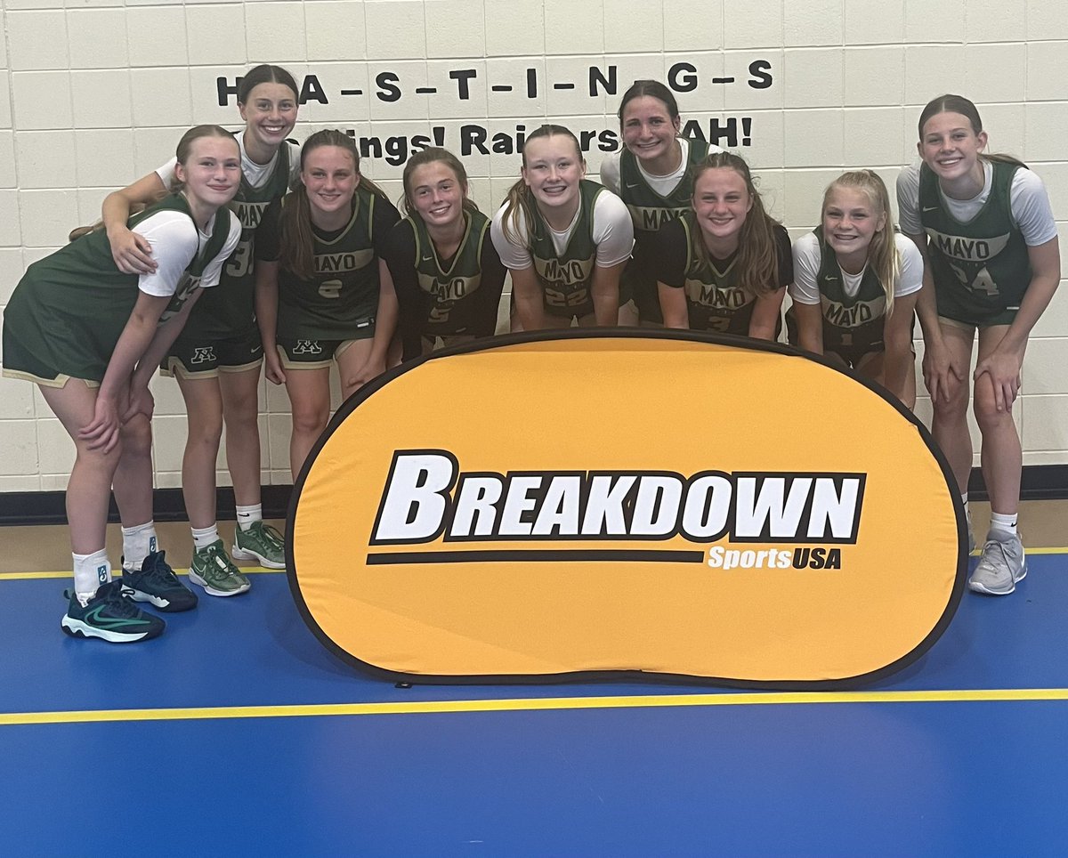 Mayo GBB JV goes 3-0 today in Hastings!

Beat Lakeville North Red
Beat Lakeville North White
Beat MIB

Great job ladies, was a blast watching you get better every game!
