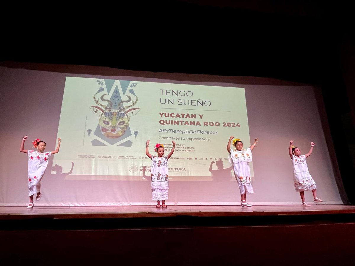 VinculaCultura's tweet photo. #EsTiempoDeFlorecer

¡La cultura está presente en #TengoUnSueño Yucatán y Quintana Roo 2024! https://t.co/M0vCf633Q9