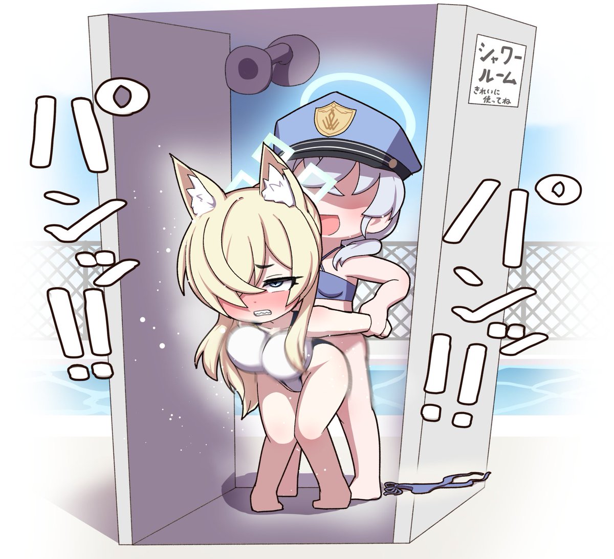 先生「カンナどこ～?(パンパン言ってるけど、どこかで射撃訓練でもしてるのかな?)」 