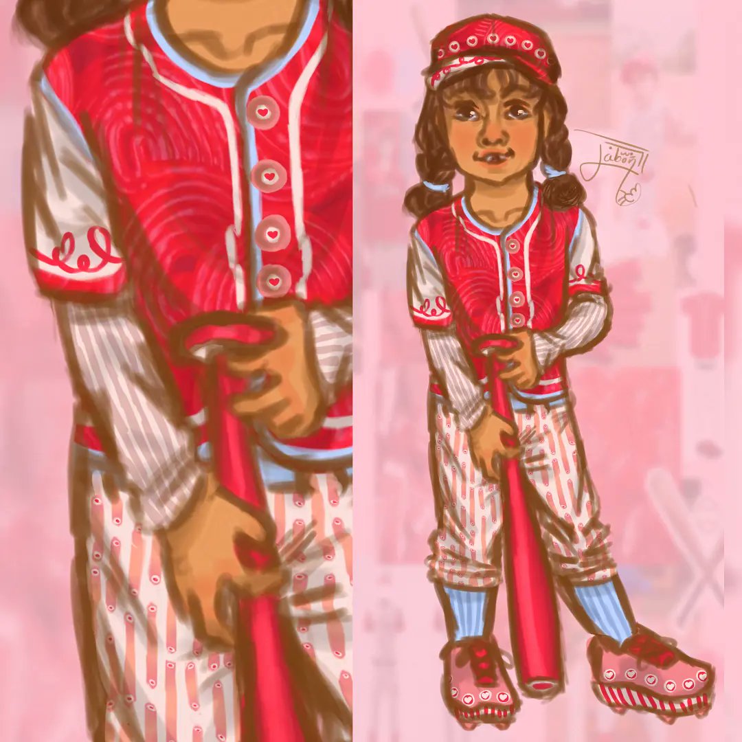 Jabonchito's tweet photo. HOLAAAA hice DISEÑOS para niñxs de BEISBOL inspirados en un REGALIZ 🍭🍬♡♡♡♡
#fashiondesign #boleibol #deporte #regaliz #digitalartists https://t.co/67VSsAMlzy
