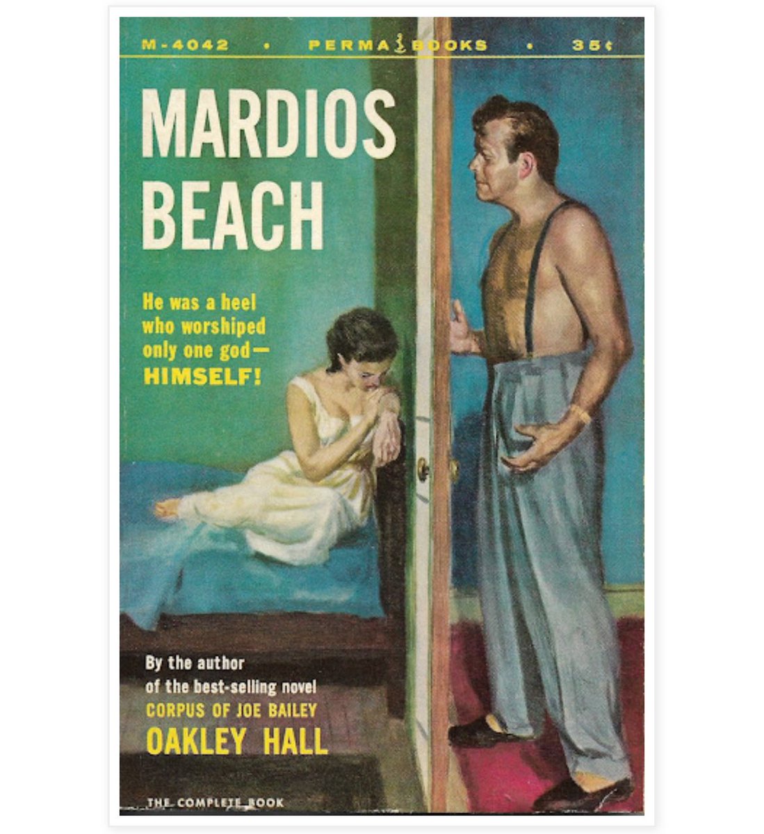 PopSensationRex's tweet photo. Feel the agony of shirtlessness … in MARDIOS BEACH (1956), newest Pop Sensation paperback

 #pulp #bookcovers #vintagepaperbacks #FRANK 

https://t.co/79rPxqT4Rg https://t.co/UUolXxMa1Q