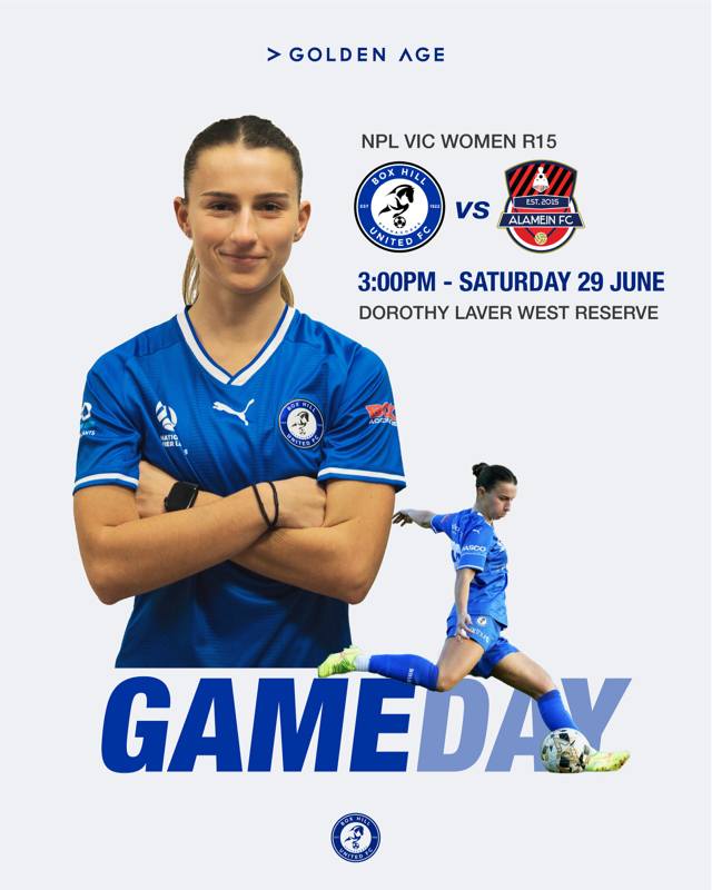 🔵⚪️ GAME DAY

The Senior Women are away in Glen Iris this afternoon, kicking off 3:00pm against Alamein FC. The under 20's start at 12:45pm.

#NPLW #AttitudeIsEverything #BHUFC #Pythagoras