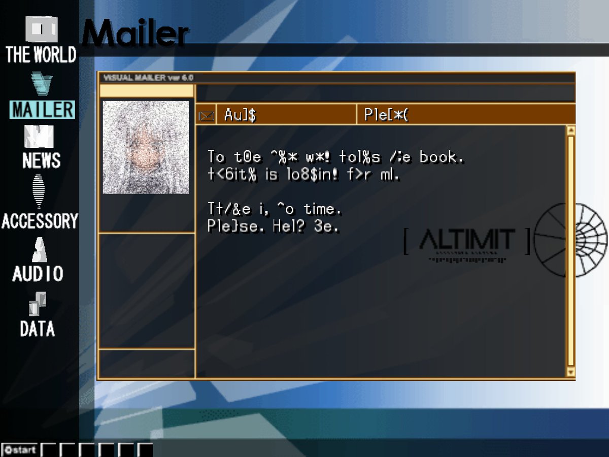 CourierRice's tweet photo. Rewatched .hack//SIGN recently, so I've been replaying .hack//Infection for the... third time. I might even play through parts 2-4 this time! https://t.co/TLmxhI4xYp