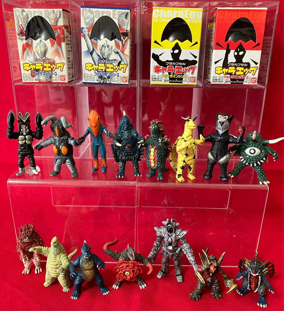 ワンダーカプセル #キャラエッグ #ウルトラマン シリーズ 怪獣たちも