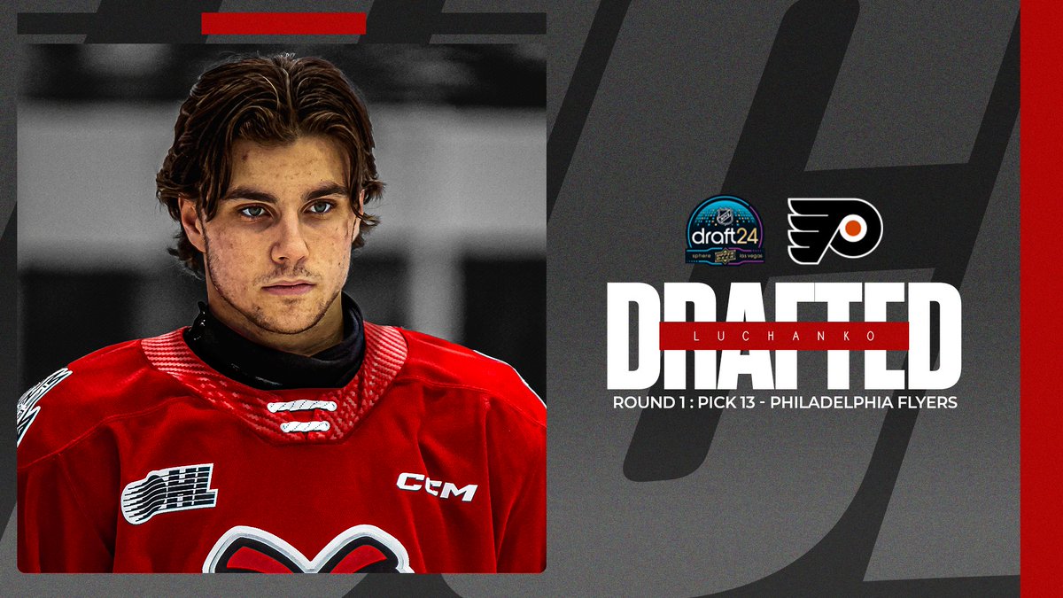 JETT LUCHANKO YOU ARE A PHILADELPHIA FLYER 

#NHLDraft | #LetsGoFlyers