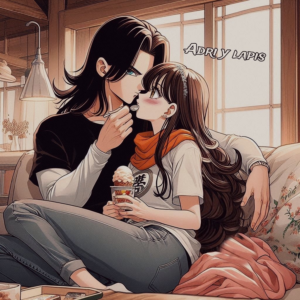 afriasramirez6's tweet photo. Colic pain :
Adri: umm you were right if it reduces the pain
17: I told you it would work, Now, let those puffed cheeks show, they must be full of delicious ice cream.
#adrixlapis #Ocxcanon #DragonBallZ #esposadeandroide17 #アンドロイド妻17 #androide17 https://t.co/394vv02Zcp
