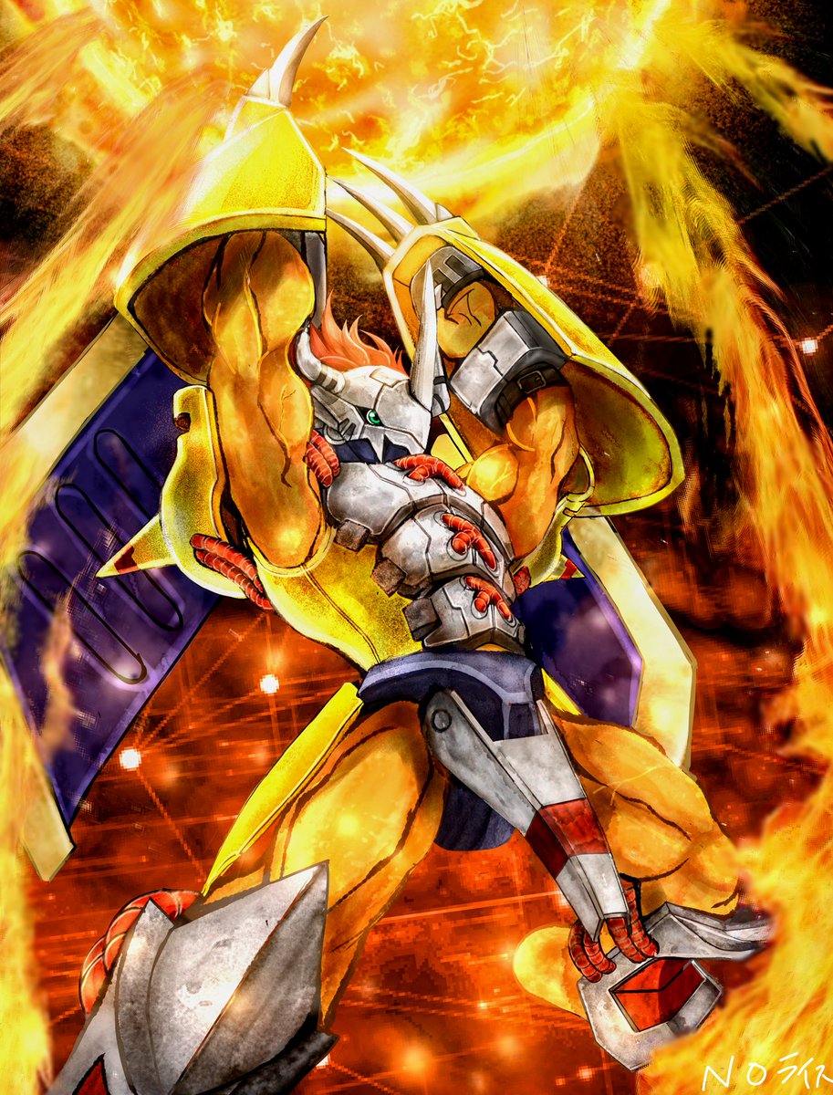 「久しぶりにデジモン描いてみたいですね。見てみたいデジモンとかいますか?今は無理で」|NOライスのイラスト