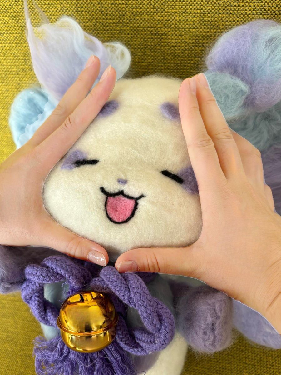 むに #ルンルン #るんるんびじちかん #羊毛フェルト