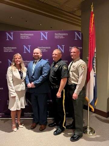 Det. Nick Parker and Lt. Jerry Ramos graduated today from Northwestern Police and Command College, 10 week intense class with a 98% grade point average.

Congratulations, and thanks for making Clinton County even better for its citizens!!