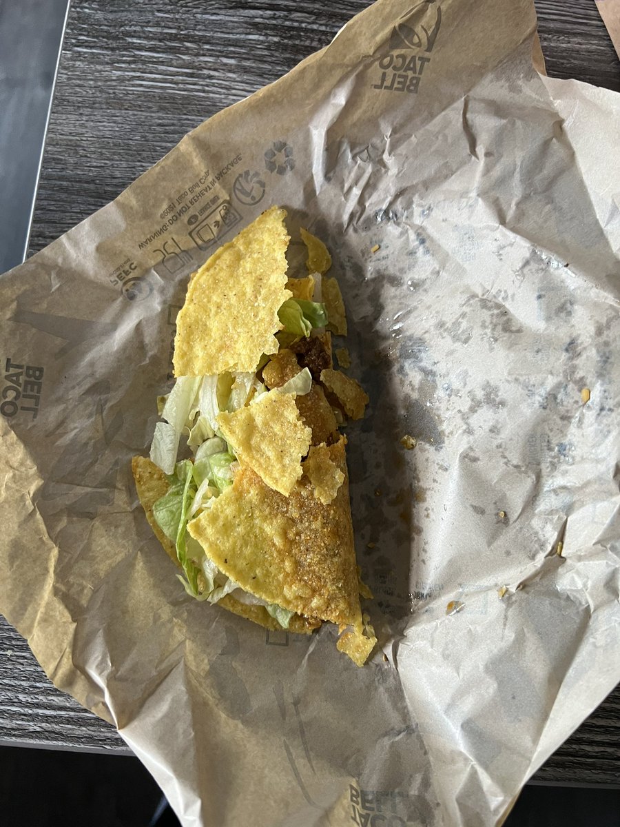 3YearsOfHell's tweet photo. @tacobelluk when your order arrives like this and a refund is refused 🤦‍♀️ https://t.co/uQ06esWazy