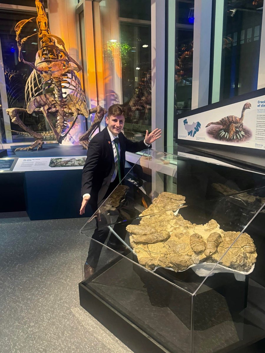 Lindsay Zanno (@expeditionlive) on Twitter photo This #FossilFriday, a hearty congratulations to newly minted Dr. <a href="/palaeontolojosh/">Dr. Josh Hedge (He/Him)</a> who just successfully defended an important body of work on oviraptorosaurian egg ornamentation and mid-K oodiversity 🥳🎉! Very proud! This #FossilFriday, a hearty congratulations to newly minted Dr. <a href="/palaeontolojosh/">Dr. Josh Hedge (He/Him)</a> who just successfully defended an important body of work on oviraptorosaurian egg ornamentation and mid-K oodiversity 🥳🎉! Very proud!