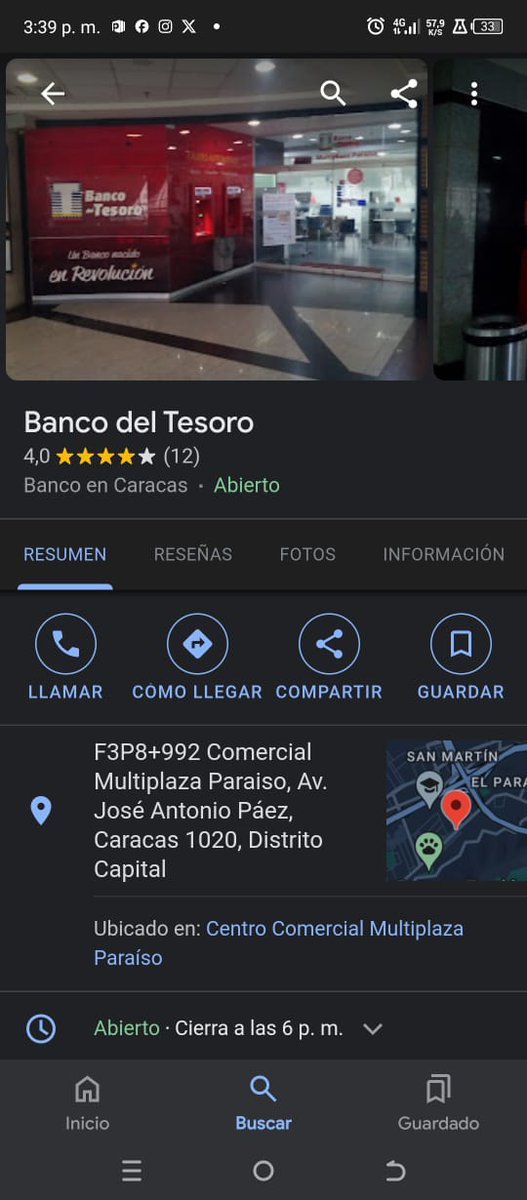 Pag del #bancoDelTesoro #miente No atienden en ese horario extendido en ninguna sucursal <a href="/bcodeltesoro/">Banco del Tesoro</a>