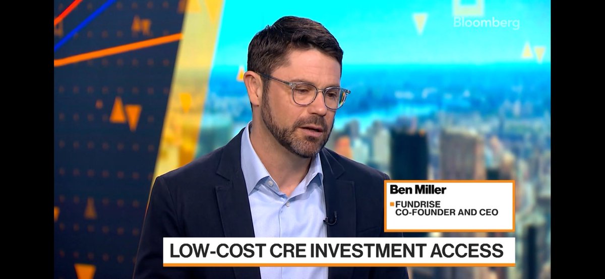 Bloomberg TV: @Fundrise CEO on Retail Investing In Private Markets

bloomberg.com/news/videos/20…

Big thank you to <a href="/TheChartress/">Abigail Doolittle</a>