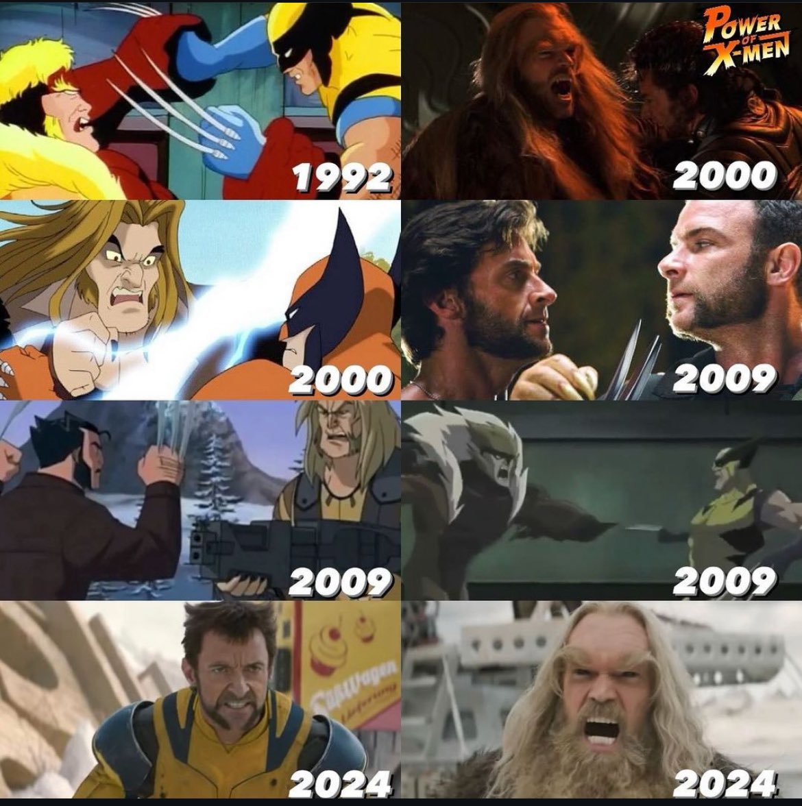 Check this out by <a href="/powerofxmen/">Power of X-Men</a> 🤩 
#Wolverine vs #Sabretooth on screen!