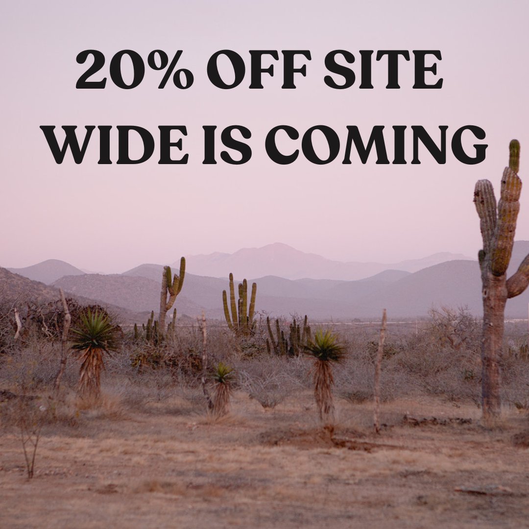 About twice a year we hook you up with a site wide discount, including Mark Downs.  We go live Sunday for the week of the 4th.  Prep your cart here!  shop.californiacowboy.com
