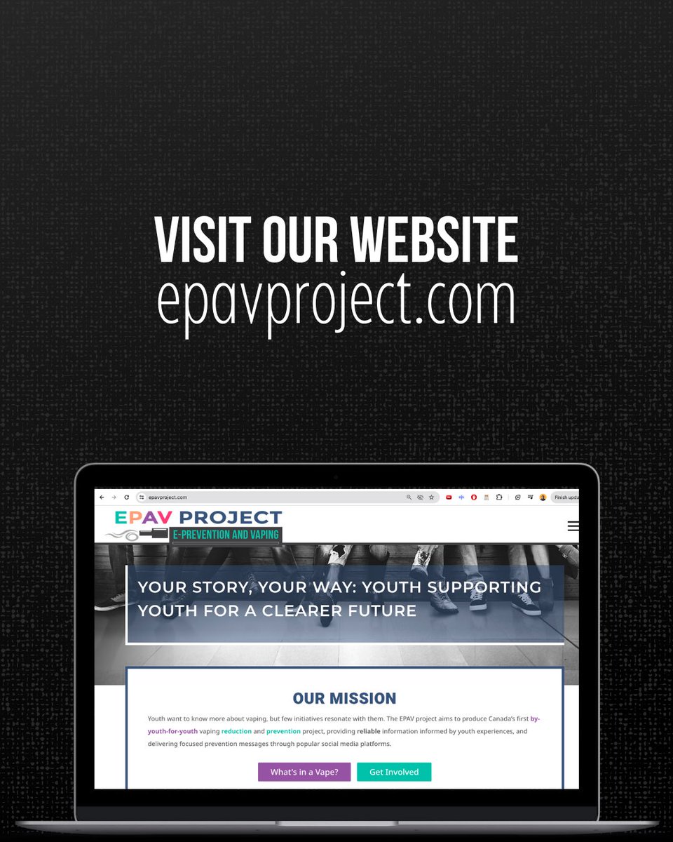 E-Prevention And Vaping (EPAV) Project tweet media