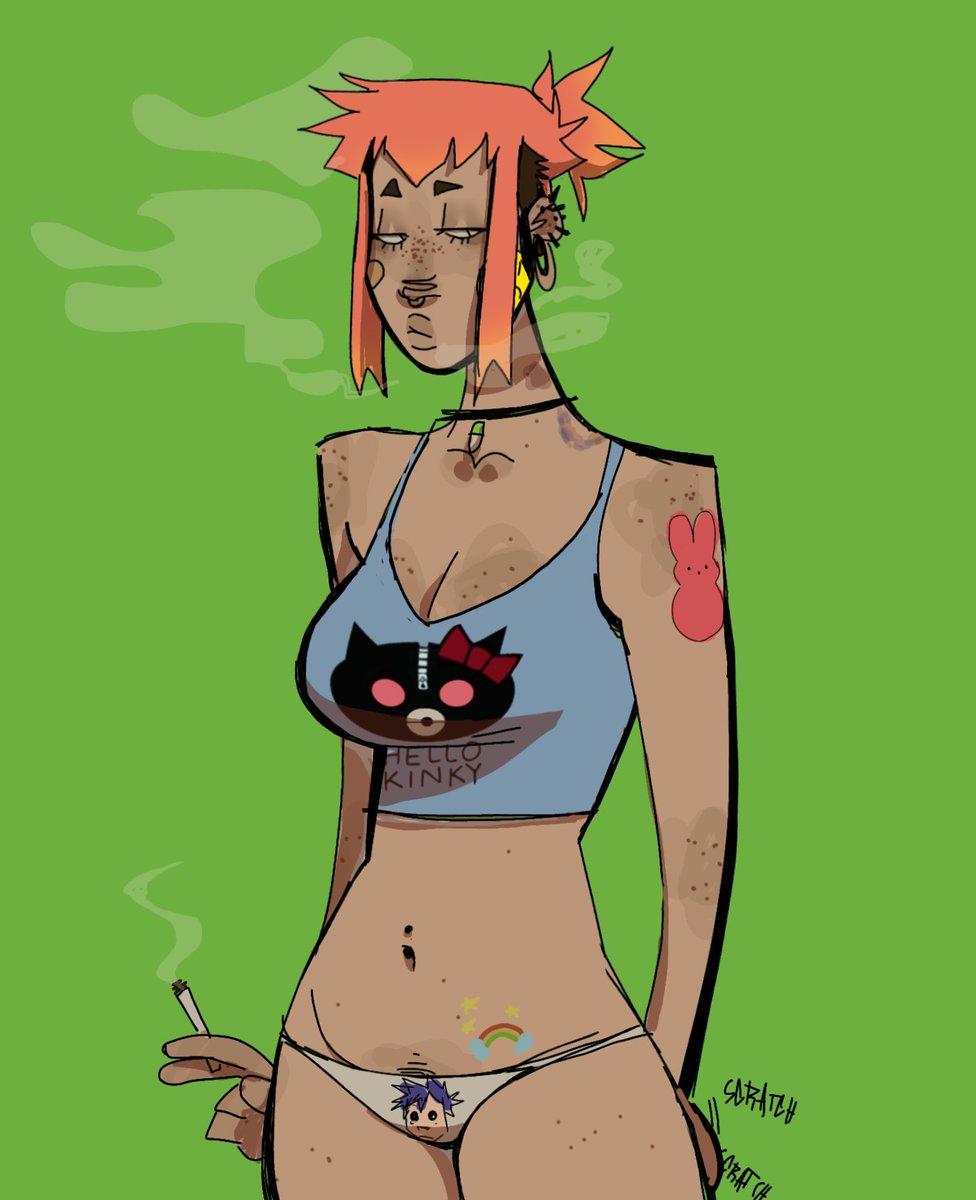 zum6rain's tweet photo. so ur telling me THIS is who turned your dad on? ok ig🙄
#gorillaz #gorillazoc #art https://t.co/mzZh2oNFyy