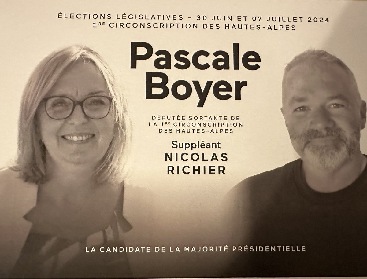 Dimanche 30 juin
Votez utile et responsable dès le 1er Tour