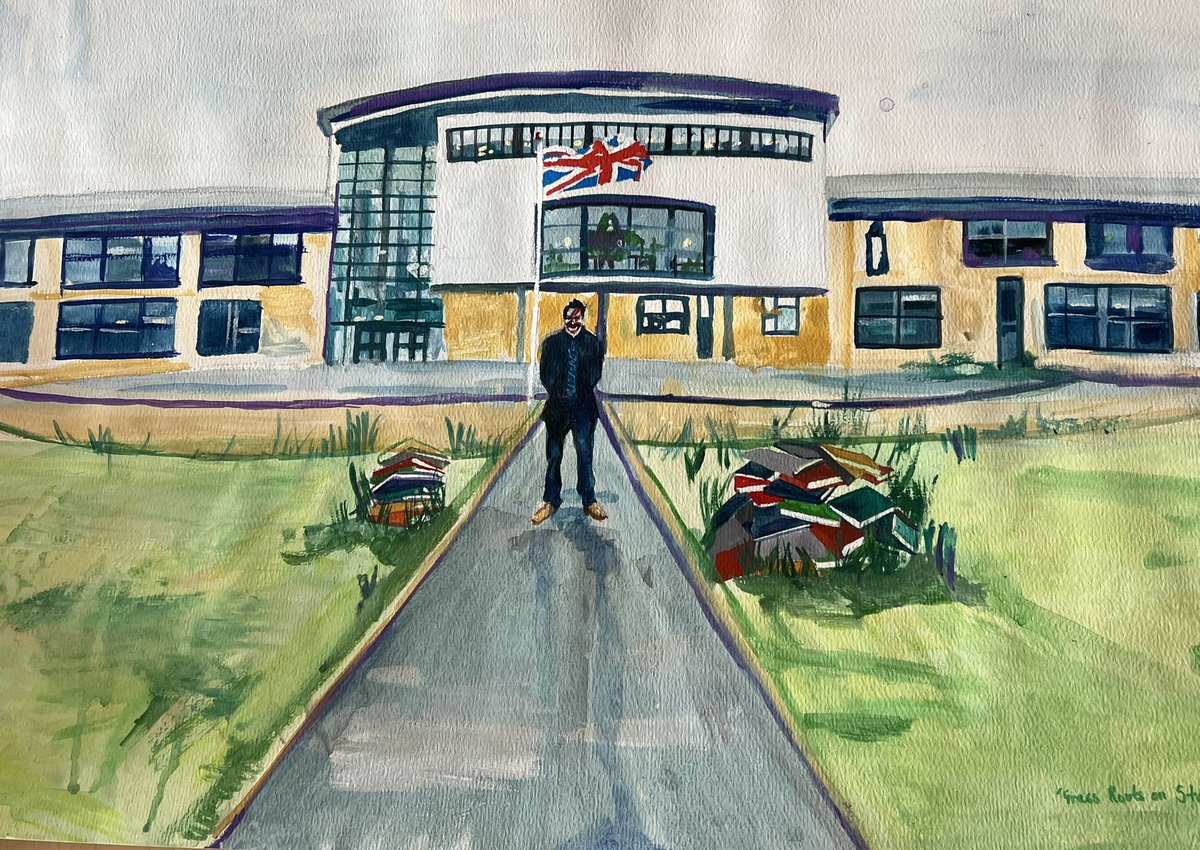 A very sad farewell to Bruce as he steps away from BHS for a year. Absolutely the leader our school needed and a wonderful mentor and friend. He leaves the school in a strong, safe and happy place. Thanks to <a href="/art_manson/">MissMansonArt</a> for this lovely piece to mark his legacy at the school.