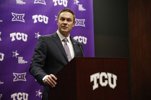 FrogPreacher's tweet photo. NEWS: #TCU will participate in revenue sharing at the "maximum level," once it becomes permissible, according to AD Jeremiah Donati. 

READ | https://t.co/f3sW0j7eX6 https://t.co/l4oE4lyT08