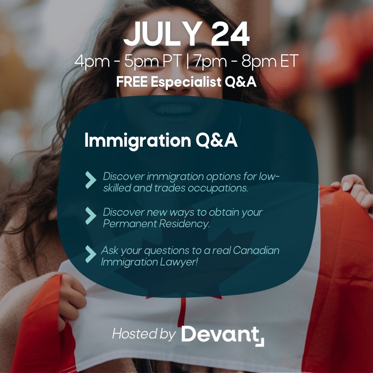 Are you an international student with career questions? Don't miss these exciting events! Create a Devant account today and register for the sessions that interest you! 

bit.ly/4cD9ASc
#CentennialCollege #InternationalStudents