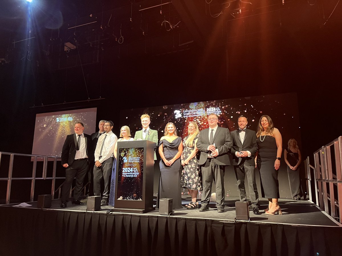 Announcing the winner of the Rising Star Apprentice Award…

Sponsored by Blackpool and The Fylde College

🏆 Winner: Jack Moore  
🌟 Highly Commended: Jenna Tonner  

A huge well done. 🌠🎉  
#LSC2024