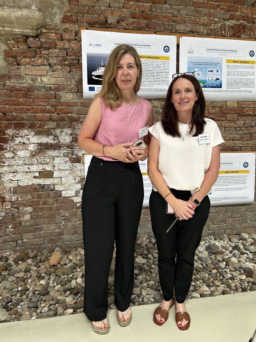 HalbertResearch's tweet image. Great to work with Deirdre Fitzhenry and Bernadette Ni Chonghaile (from the Irish Marine Institute) in Venice ⁦@EuroGO_SHIP⁩