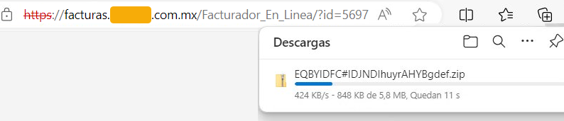 SeguInfo's tweet photo. 🚨MEGA campaña de troyano #grandoreiro en América Latina. 
Llega un correo con un PDF que, al abrirlo, ofrece la descarga de una "factura" falsa vía un sitio web. Allí, se descarga el ZIP/EXE/MSI del malware.
Los IOC apunta mayormente a sitios .COM.MX🇲🇽 https://t.co/j1diDdxrPQ