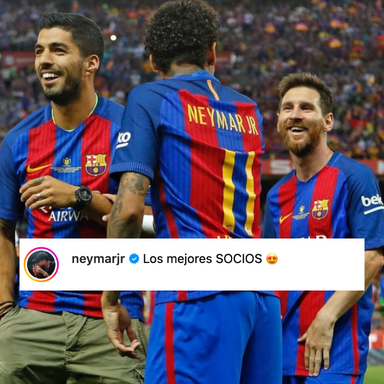 No es que queramos hacer llorar a los culés, pero Neymar Júnior comentó la publicación de la MSN que subió el FC Barcelona. No importa el tiempo que pase, los verdaderos amantes del fútbol NUNCA olvidaremos al TRIDENTE MÁS MÁGICO DE TODOS LOS TIEMPOS.