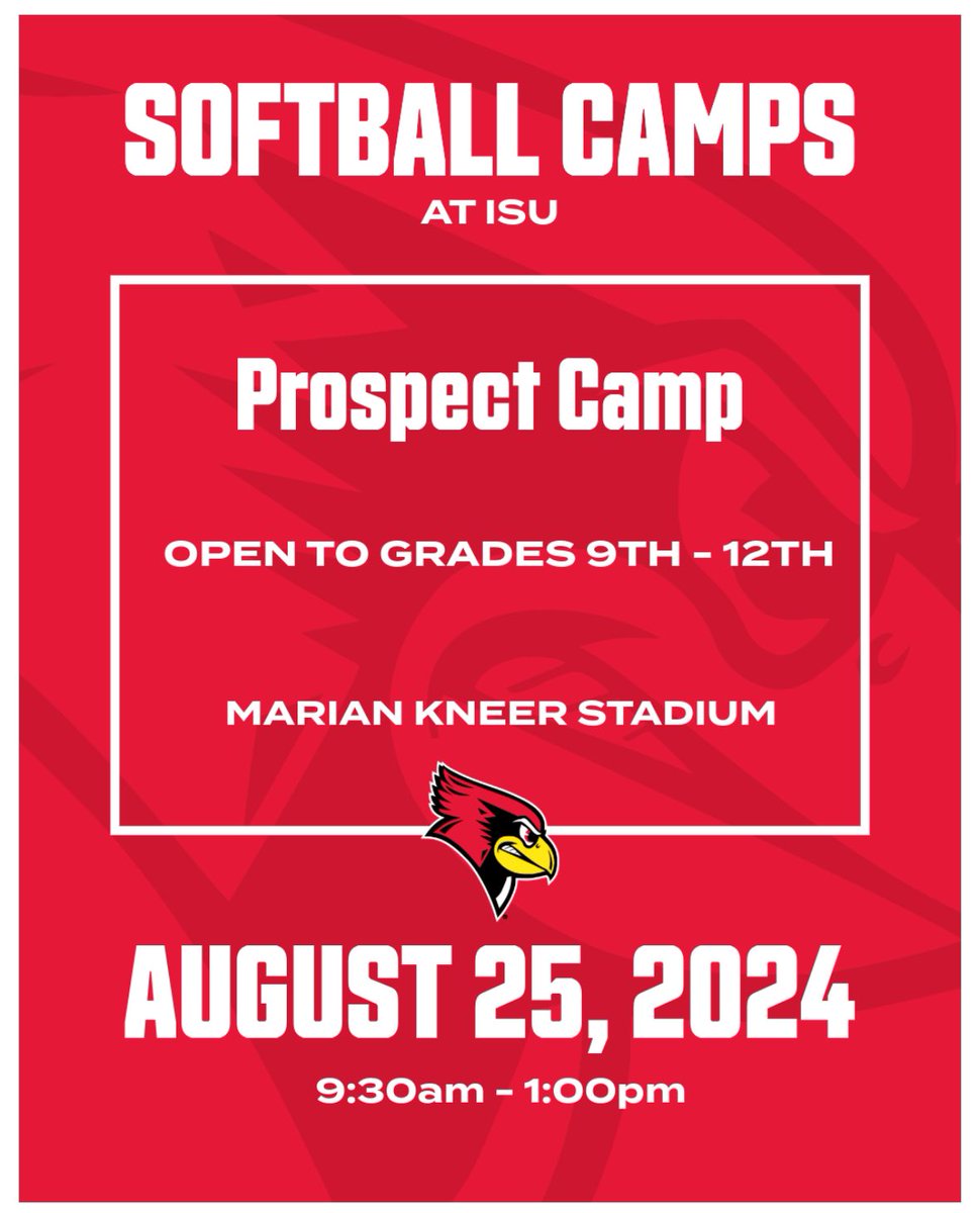 Still time to come camping with The Redbirds!!!  softballcampatisu.totalcamps.com/About%20Us