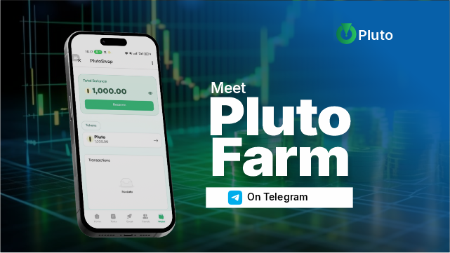 plutodex's tweet photo. The bug in the Telegram farm bot has been resolved! Users can now seamlessly farm PLT tokens. PLT tokens serve primarily for governance votes, influencing protocol changes and community treasury fund allocations. Check it out at https://t.co/sUlqn0dXUk! https://t.co/GAY2pVUsjY