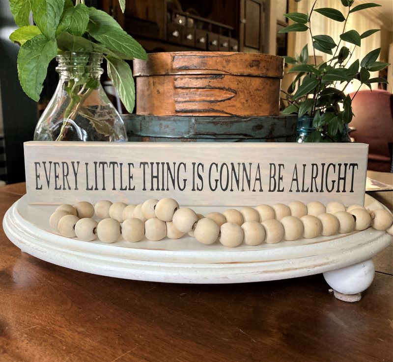 CountryWorkshp's tweet photo. Every Little Thing is Gonna be Alright Shelf Sitter #SignBlock Self Standing Stained Wood #everylittle thing #smilett23 #TableTopSign https://t.co/tzsBhQ9dzo via @Etsy https://t.co/9l8NsuSeAC