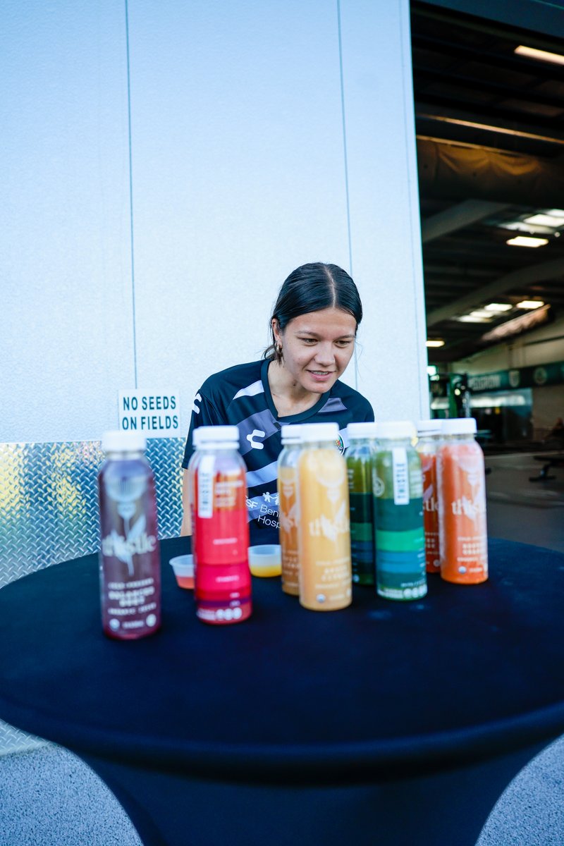 We got the JUICE.

Thank you <a href="/ThistleCo/">Thistle</a> for the Cold Pressed Juices! From Balanced Beet to Intense Greens, there's a flavor for everyone. 

#SoulofTheTown